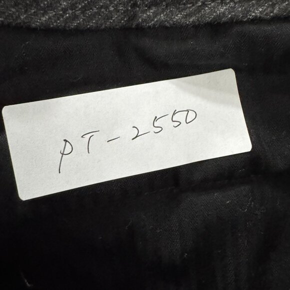 Talbots Heritage Pants 20W Gray Pinstripe Striped Polyester Blend NWT‎ PT-2550 - Picture 2 of 13